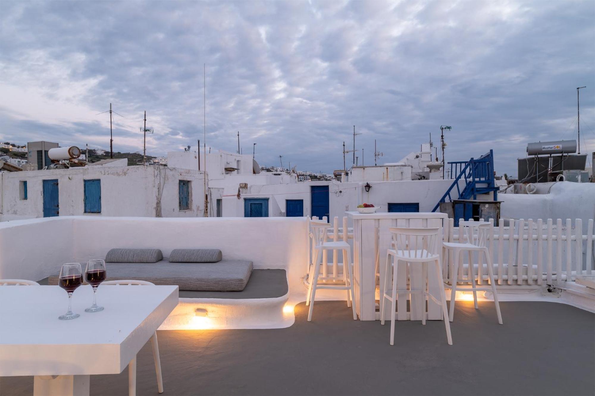 Elpis Mykonos Apartments - Mykonos Town Delos Port Buitenkant foto