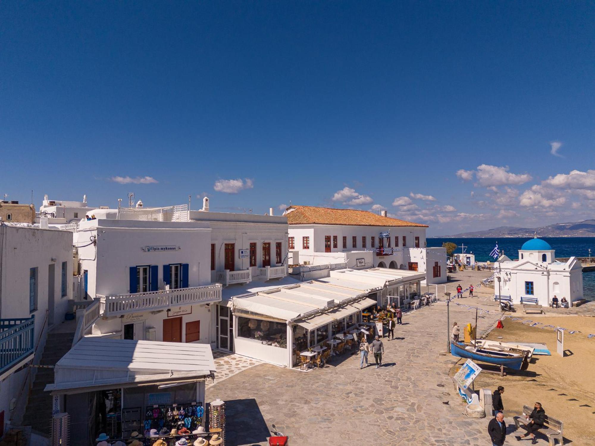 Elpis Mykonos Apartments - Mykonos Town Delos Port Buitenkant foto